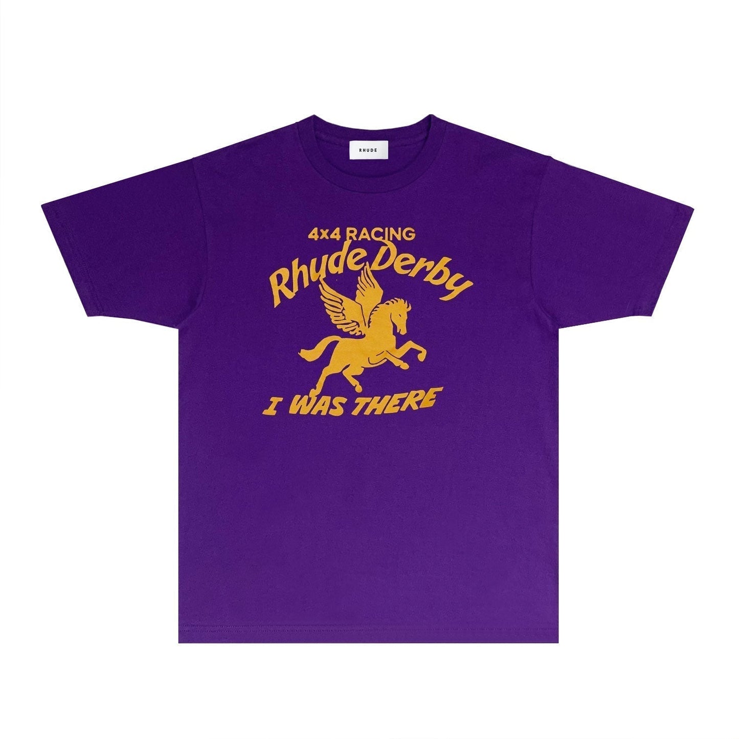 Rhude T-shirts Printed Trendy Pure Cotton