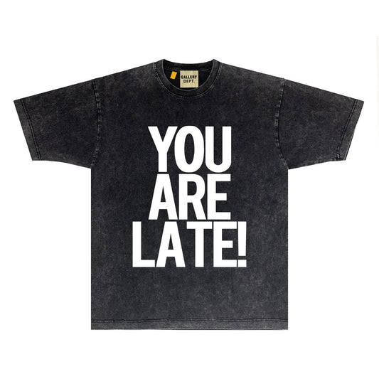 Gallery Dept T Shirts Tee Shirt Washed and Worn Short Sleeve T-shirt Blouse