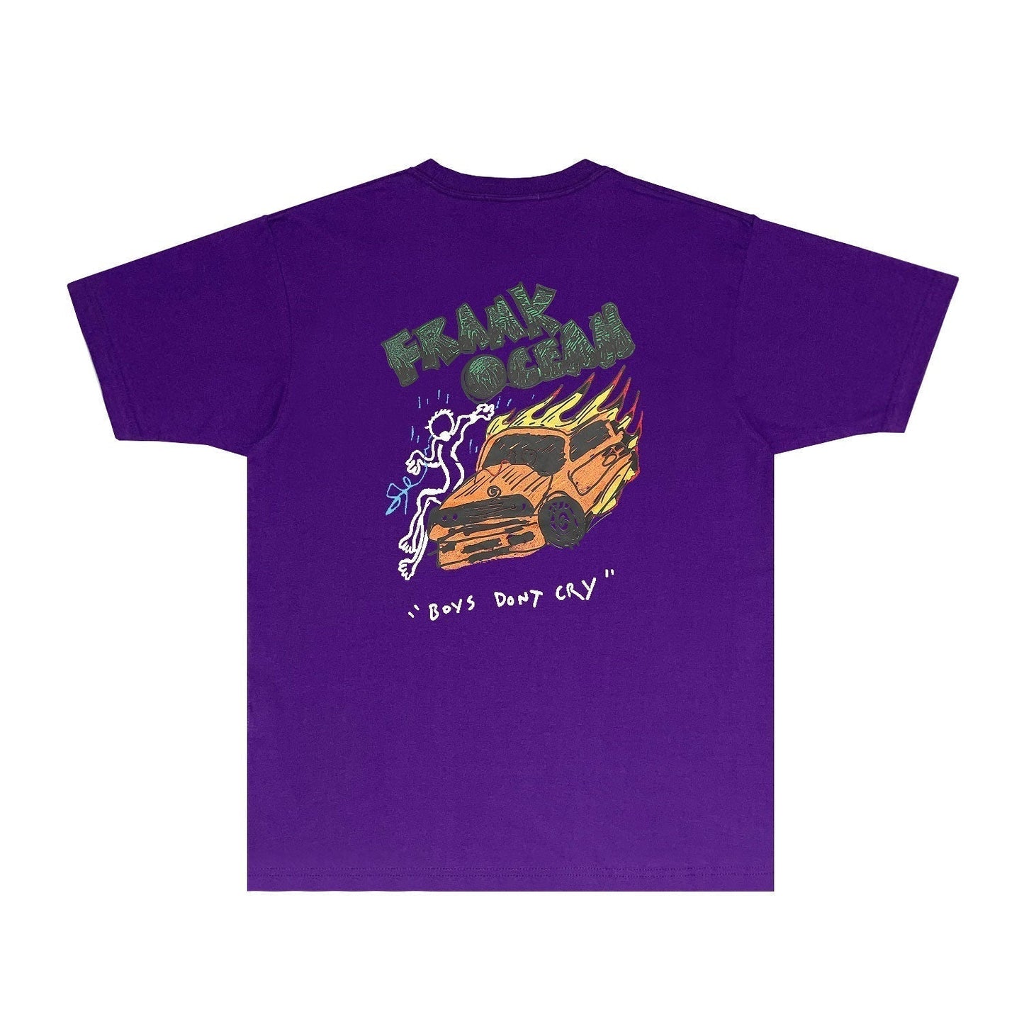 Gallery Dept T Shirt Retro Printed Loose Short-Sleeved Shirt
